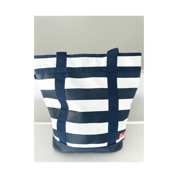 Helly Hansen Handbags - Helly Hansen Navy and White Striped Tote